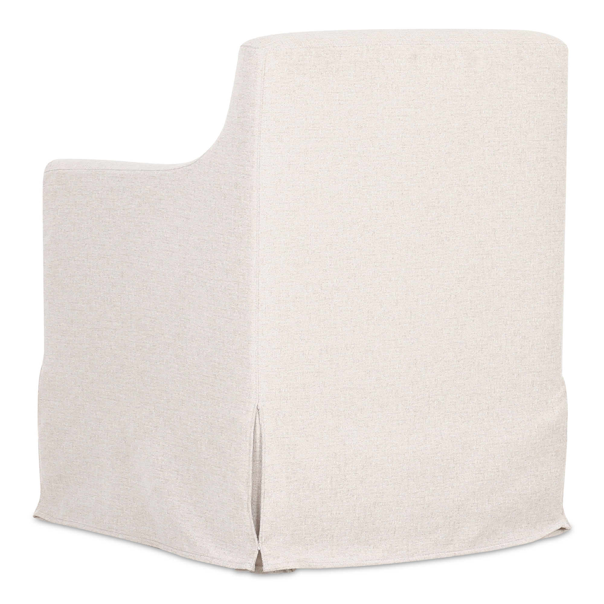 Lydia Slipcover Dining Chair Beige large image 