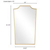 Demure Antique Gold Mirror, by Uttermost, 2' width x 3'4" height x 0.75" depth thumbnail 3