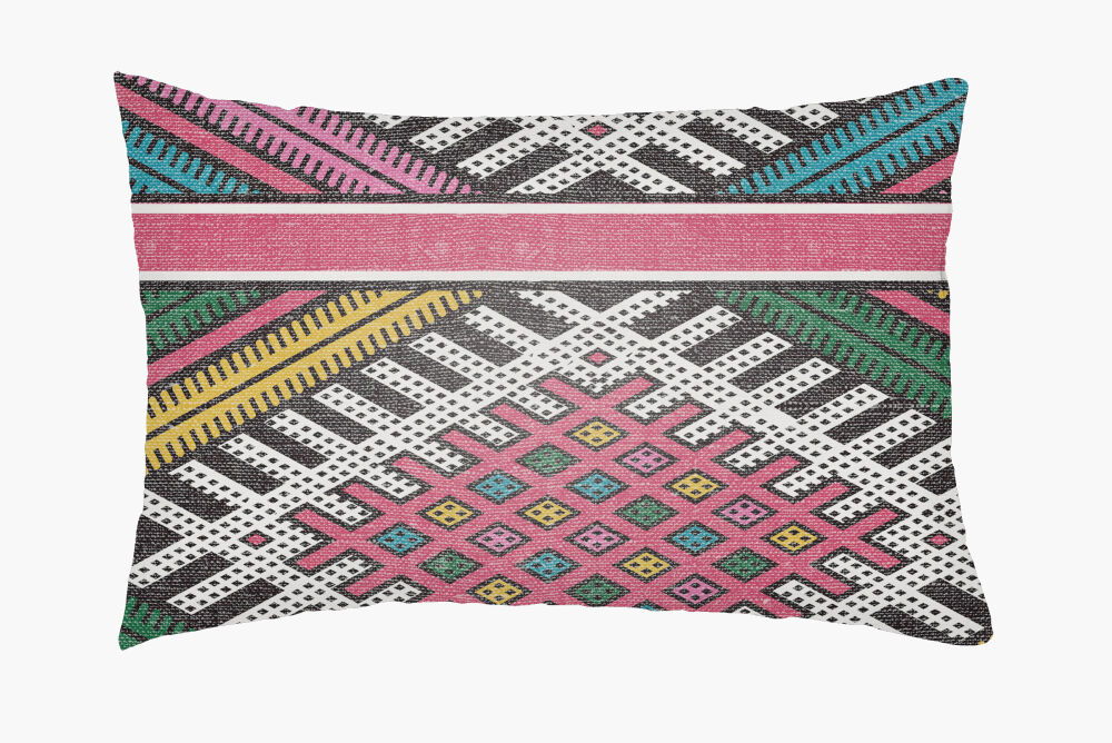 Lolita Lumbar Pillow, Decorative Pillow by Surya, 14" length x 24" width