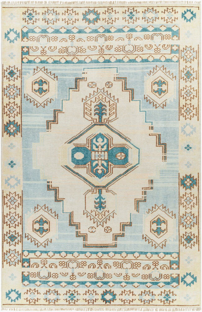 Anadolu Handmade Rug, by Surya, 9' length x 6' width