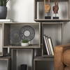 Micra  Matte Black Metal Decorative Object on a Stand, by Mercana, 11.02" length x 2.99" width x 13.39" height thumbnail 5