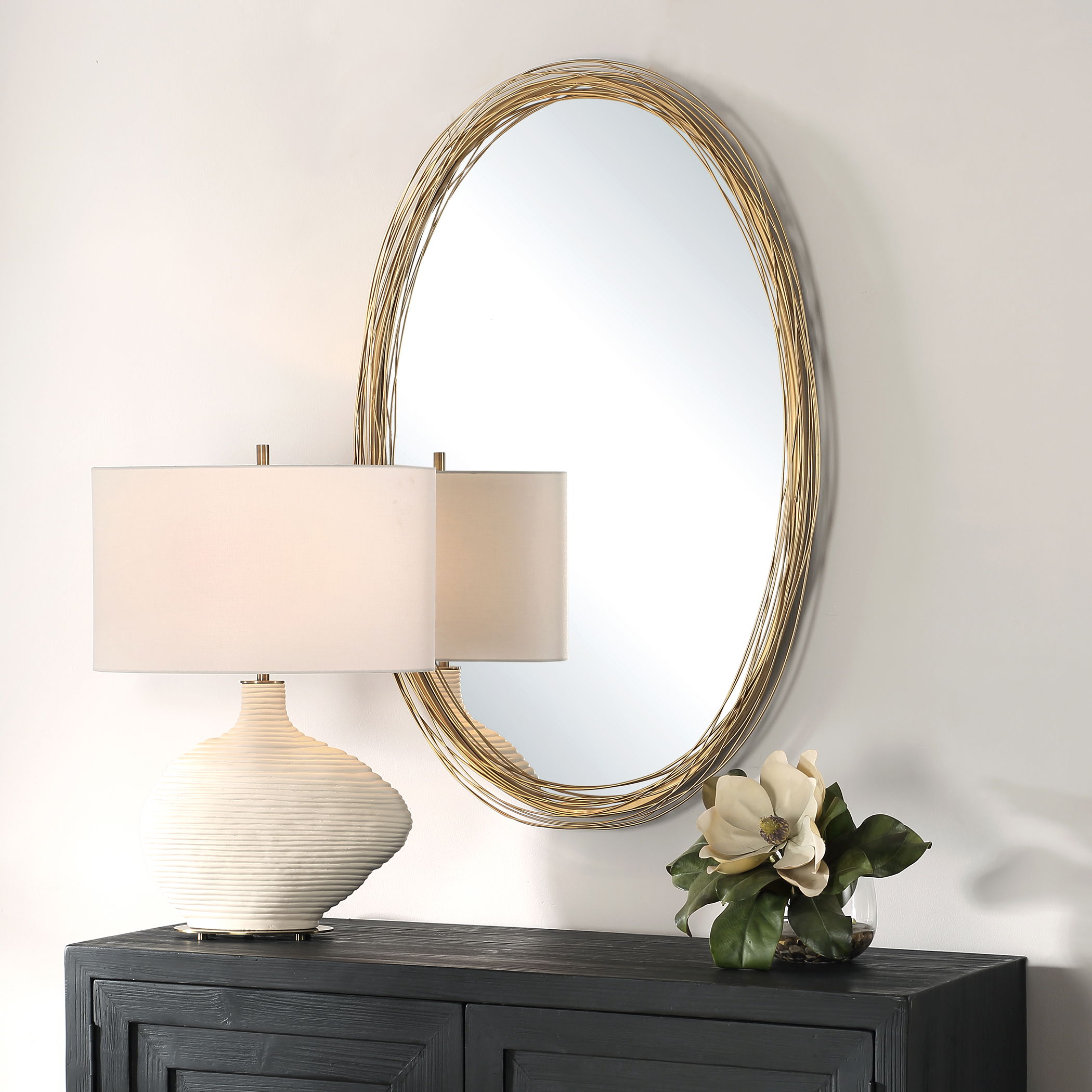 Gillian Oval Mirror large image 