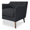 Fisher Armchair Wool Blend Charcoal, Accent Chair by Moe's Home, 28.75" width x 38.5" height x 34.25" depth thumbnail 5