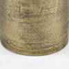 Quonset Extra Tall Brass Finished Aluminum Metal Pillar Object, Decorative Object by Mercana, 6" length x 6" width x 14.5" height thumbnail 8