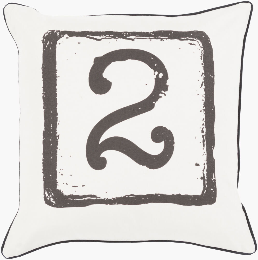 Big Kid Blocks Accent Pillow, Decorative Pillow by Surya, 18" length x 18" width