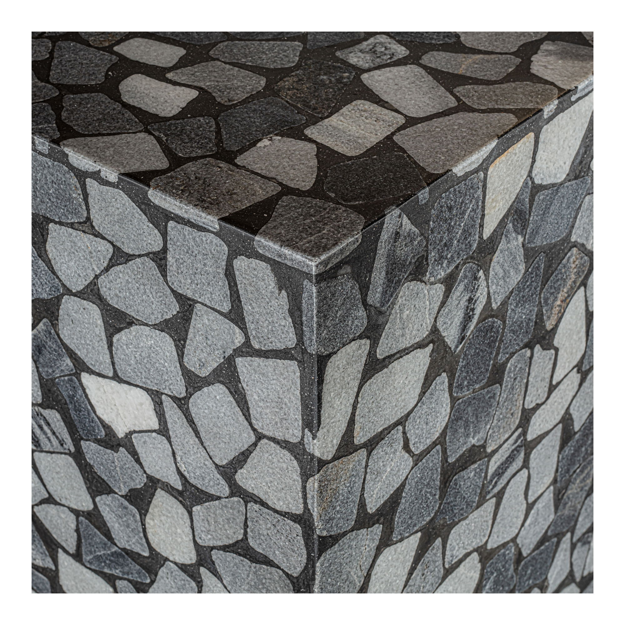 Kiri Outdoor Side Table Black large image 