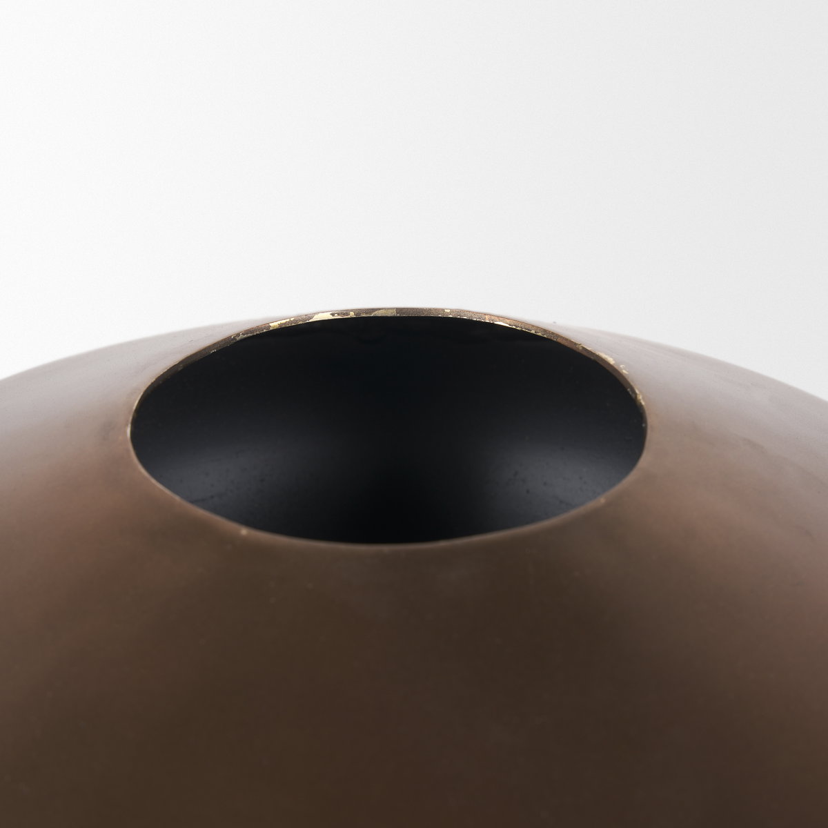 Quiana Large Gold Metal Vase, by Mercana, 10.5" length x 10.5" width x 6" height View 8
