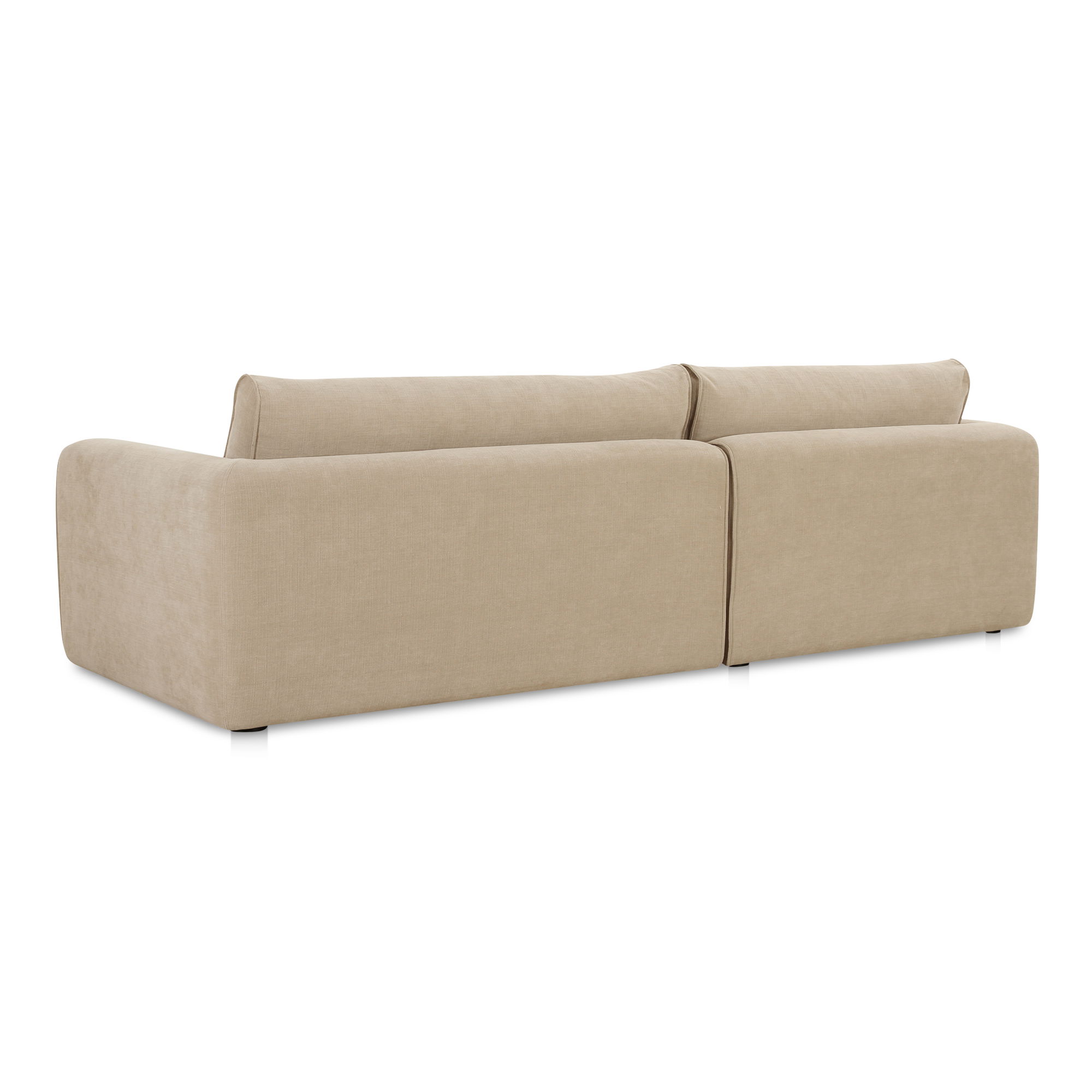 Madrid Left Sectional Cool Beige large image 