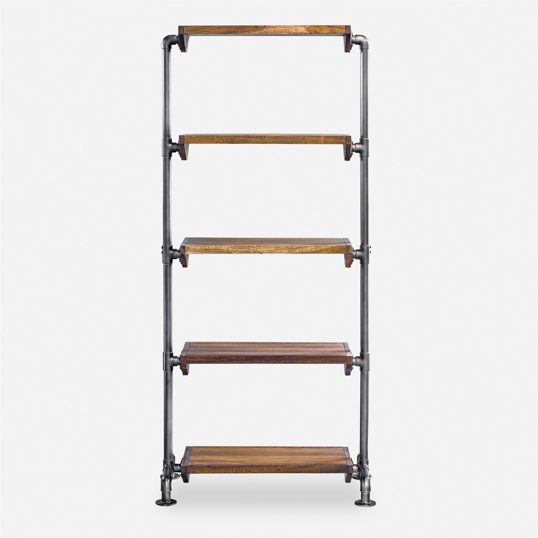 Rhordyn Industrial Etagere, Furniture by Uttermost, 33" width x 72" height x 17.75" depth View 1