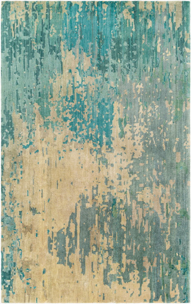 Watercolor Handmade Rug, by Surya, 1'6" length x 1'6" width