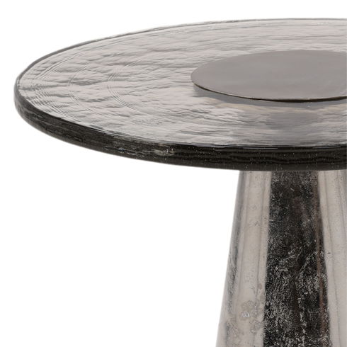 Alaric End Table Silver Large