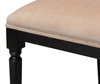 Cane Back Side Chair, Nero, Toffee, Dining Chair by Sarreid, 20" length x 20" width x 40" height thumbnail 3
