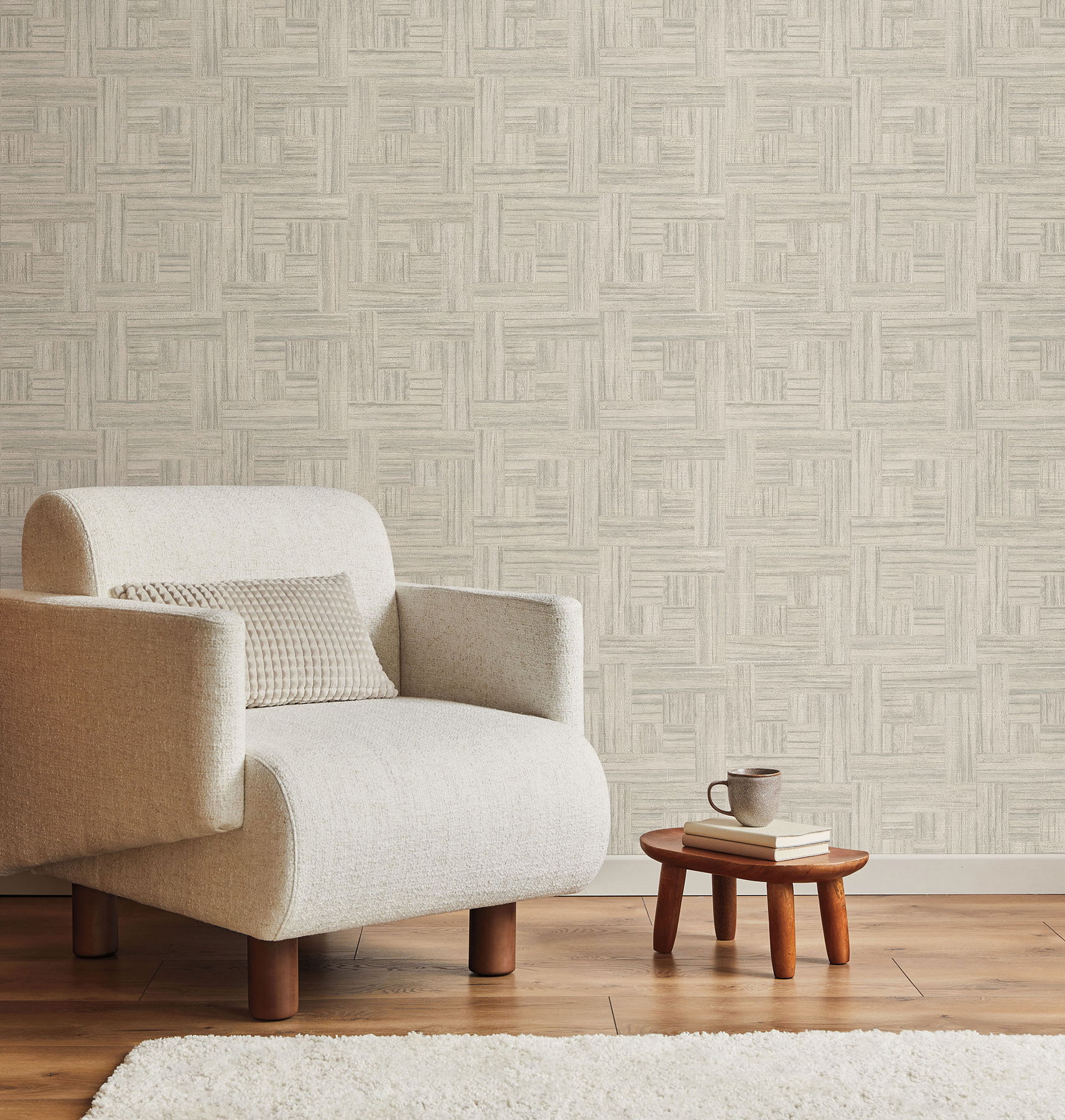 Tesselle Grey Wallpaper large image 