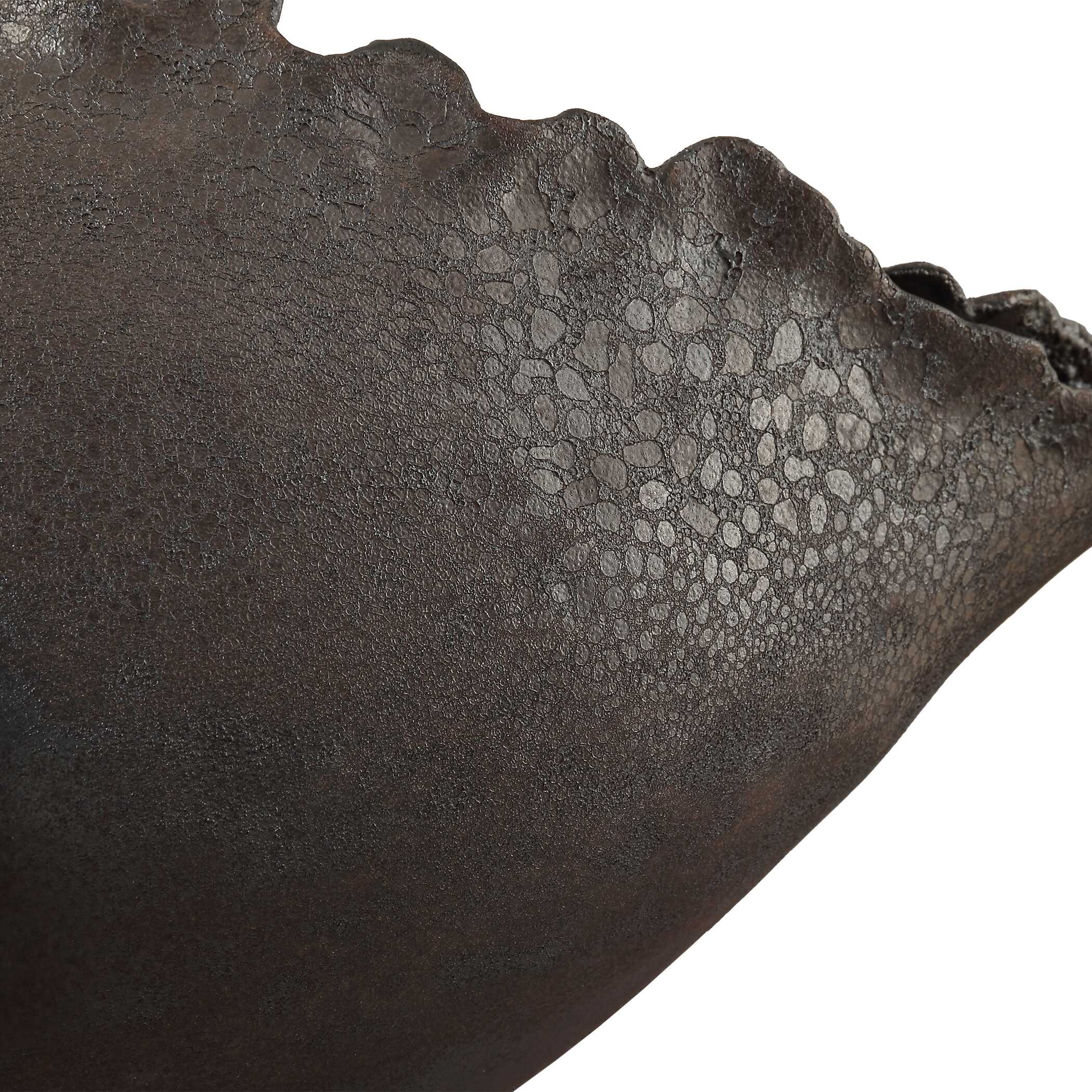 Blossom Bronzed Metallic Vase, Decorative by Uttermost, 17" width x 7" height x 8.5" depth View 6