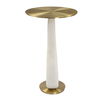 Sonia Modern Brass Accent Table, Furniture by Uttermost, 14" width x 23.25" height x 14" depth thumbnail 5