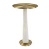Sonia Modern Brass Accent Table, Side & End Table by Uttermost, 14" width x 23.25" height x 14" depth thumbnail 5