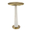 Sonia Modern Brass Accent Table, Side & End Table by Uttermost, 14" width x 23.25" height x 14" depth thumbnail 5