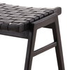 Luisa Ottoman Black, by Dovetail, 24.2" width x 18" height x 20" depth thumbnail 4