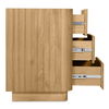 Povera 3 Drawer Nightstand Natural Oak thumbnail 5