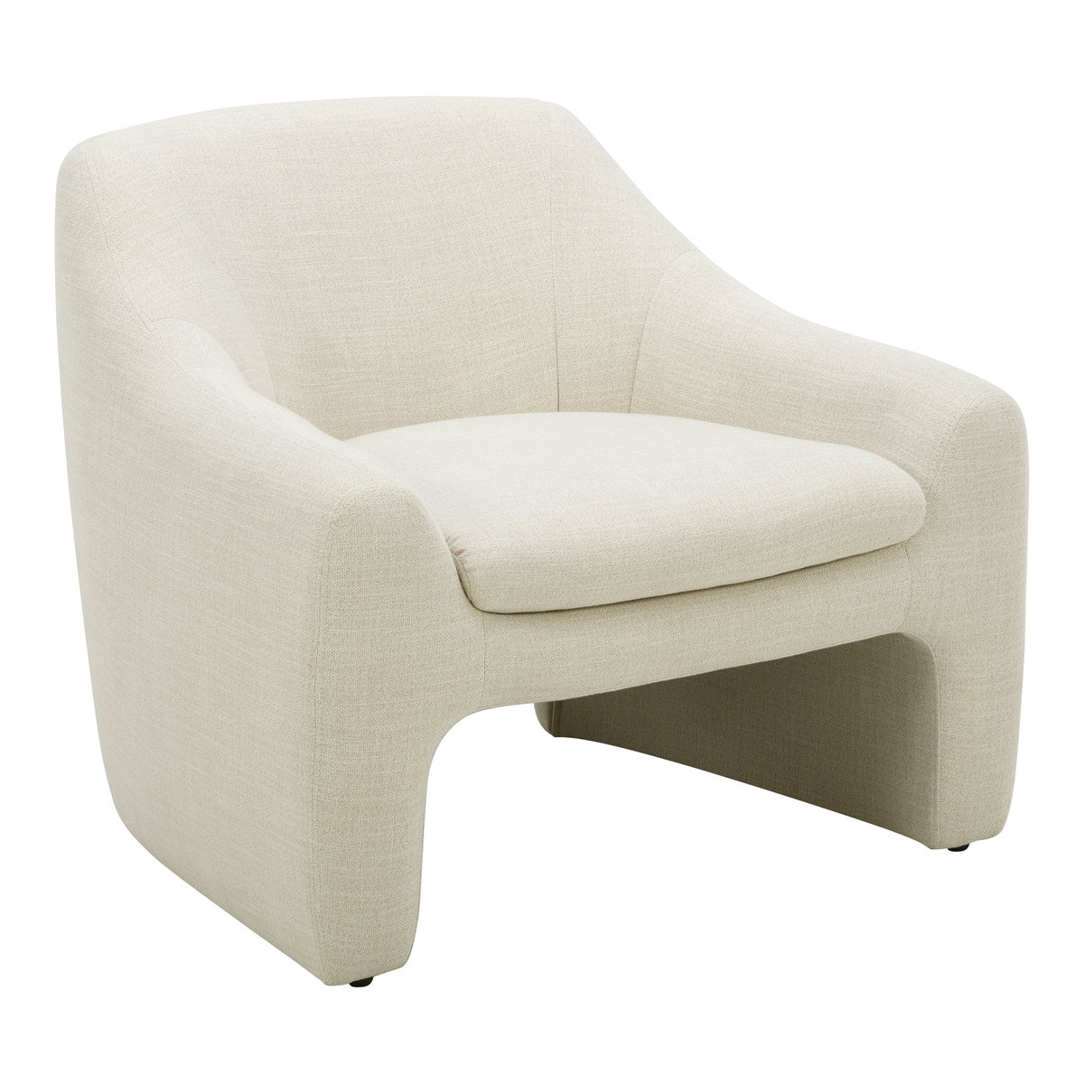 Kenzie Accent Chair Dune, by Moe's Home, 33.75" width x 29.25" height x 31" depth View 2
