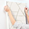 Intersect Beige Metallic Wallpaper thumbnail 12