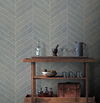 Atelier Herringbone Light Grey Wallpaper thumbnail 2