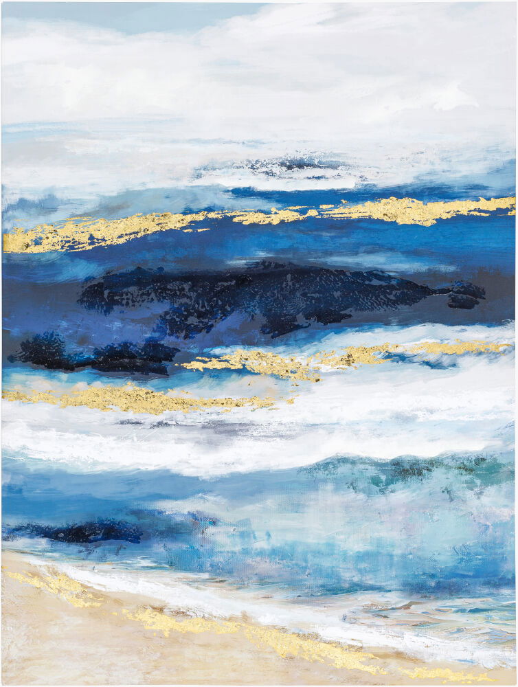 Saagar Canvas Art, Wall Hanging by Surya, 36" width x 48" height