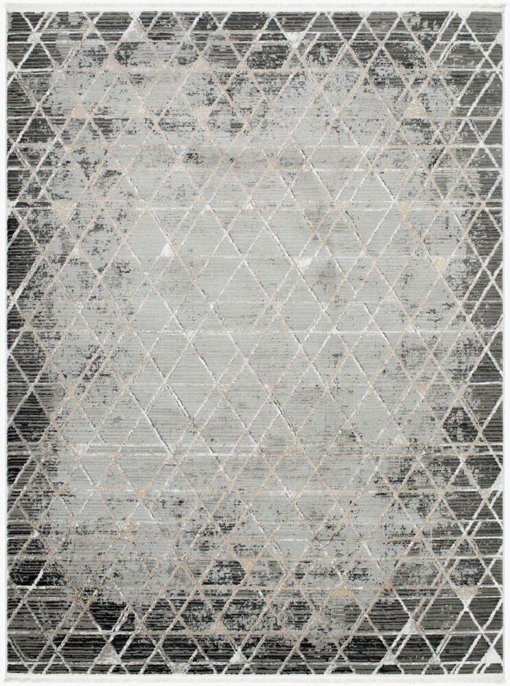 Obsession Machine Woven Rug, by Surya, 9'0.27" length x 6'6.74" width