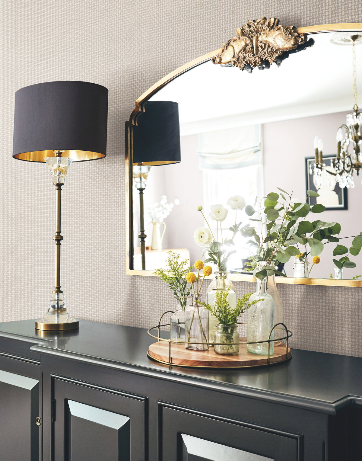 Cottage Basket Beige Wallpaper, by York Wall, 24' length x 3' width x 0.02" depth View 2