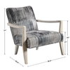 Watercolor Gray Chenille Accent Chair, by Uttermost, 30.5" width x 31" height x 32.5" depth thumbnail 3