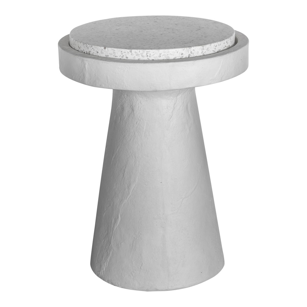 Book Accent Table White, Side & End Table by Moe's Home, 16" width x 21" height x 16" depth View 1