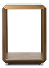 Gilbert Shagreen Side Table  Tawny Brown, by Sarreid, 1'6" length x 1'6" width x 2' height thumbnail 3