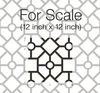 Hedgerow Trellis Black & Gold Peel & Stick Wallpaper thumbnail 4