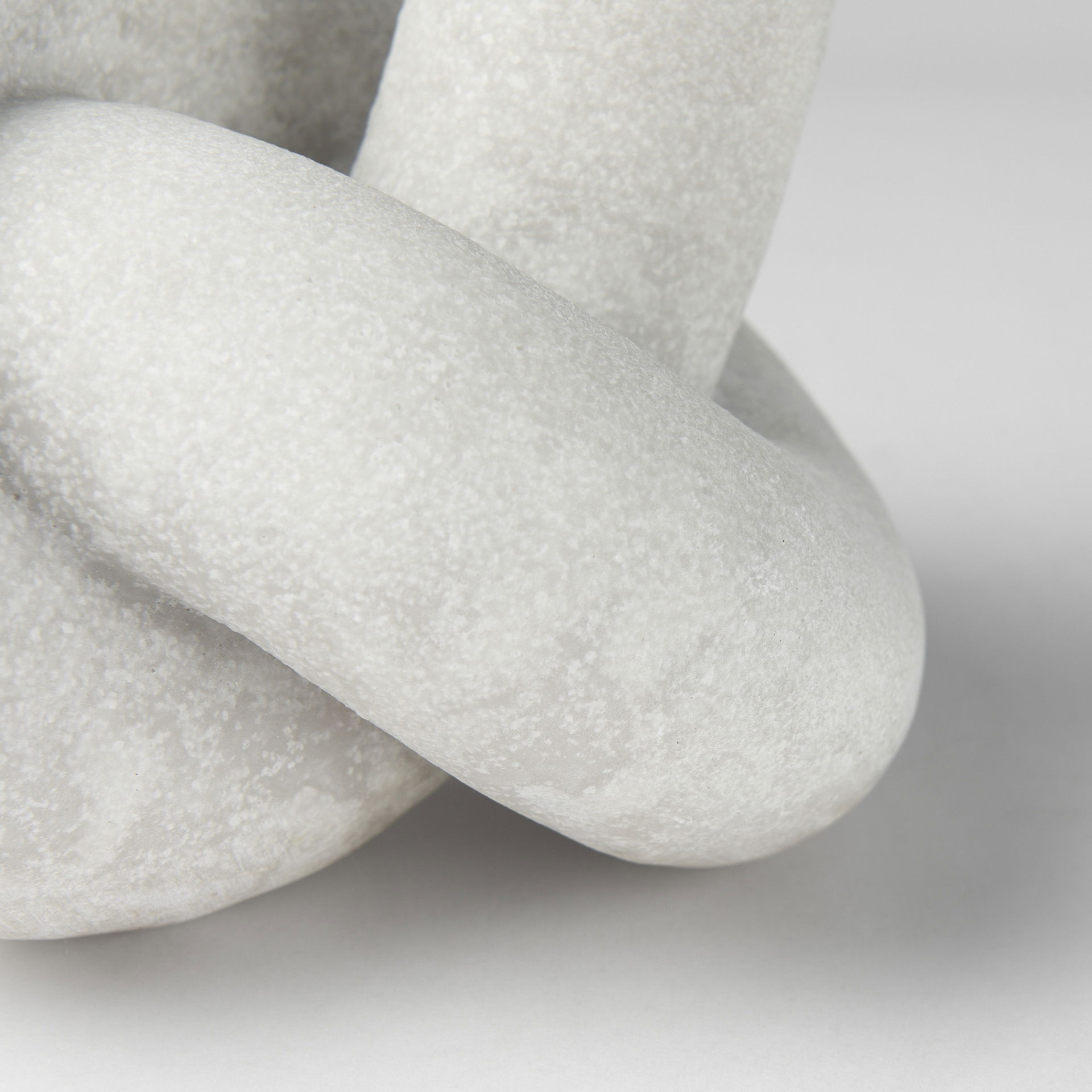 Otto  Granite Resin Small Knot Sculpture Decorative Object large image 