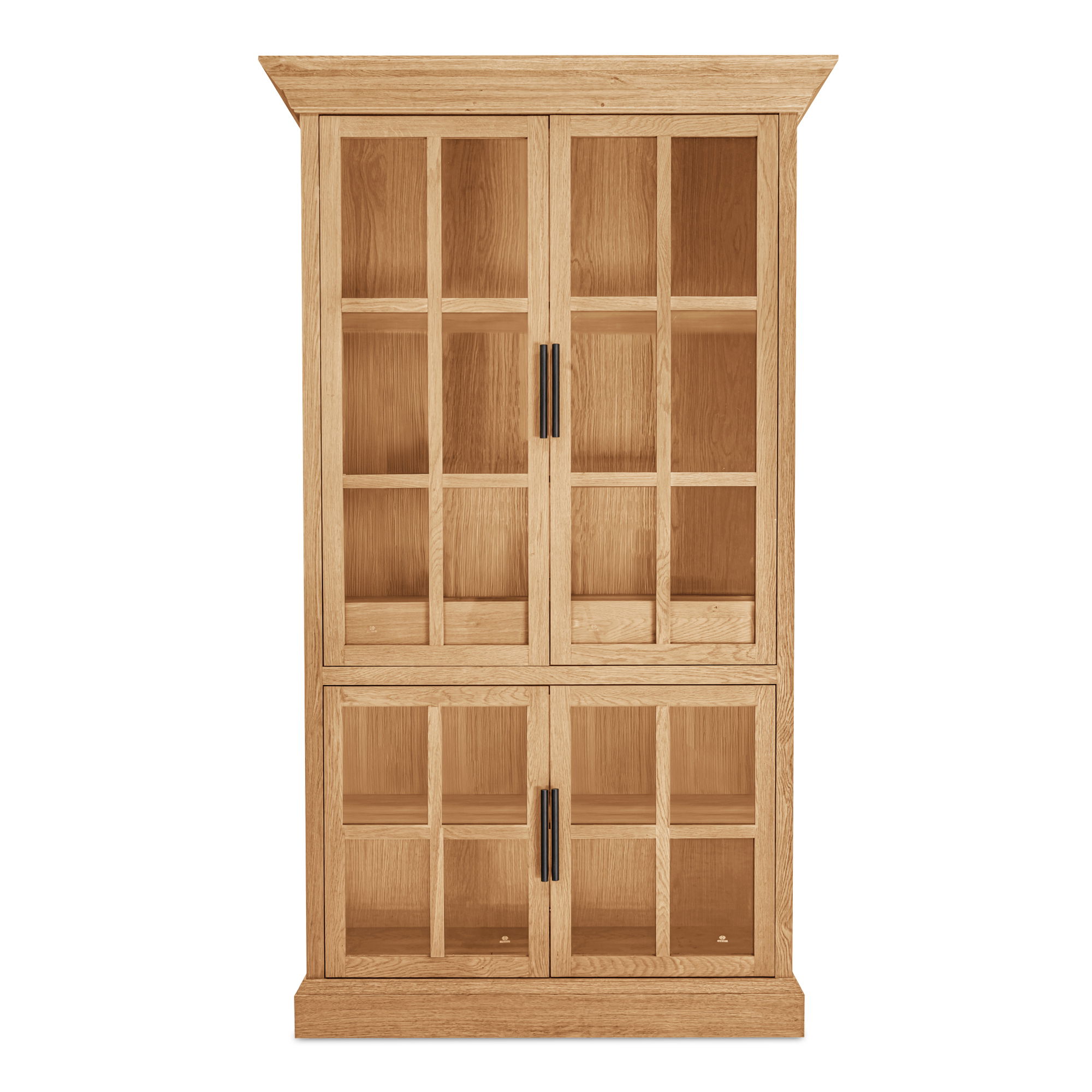 Raymond Tall Cabinet Natural, Cabinets & Sideboard by Moe's Home, 48" width x 83" height x 21" depth View 1