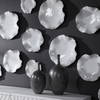 Abella Ceramic Wall Decor Set/3 White, Art by Uttermost, 17.87" width x 17.87" height x 3.87" depth thumbnail 2