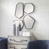 Linneah Black Mirrors Set/4, by Uttermost, 12.12" width x 20.12" height x 1" depth thumbnail 4