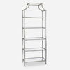 Aurelie Silver Etagere, Furniture by Uttermost, 30" width x 83.87" height x 15.35" depth thumbnail 1