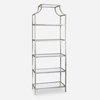 Aurelie Silver Etagere, Shelving & Bookcase by Uttermost, 30" width x 83.87" height x 15.35" depth thumbnail 1