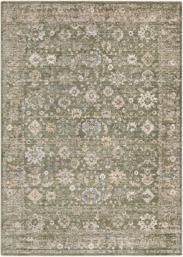 Fifth Avenue Machine Woven Rug, by Surya, 7'2.61" length x 2'5.53" width