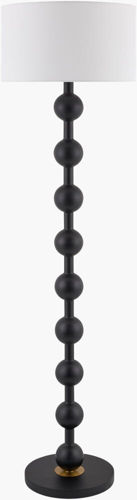 Saline Accent Floor Lamp, by Surya, 16" width x 61" height