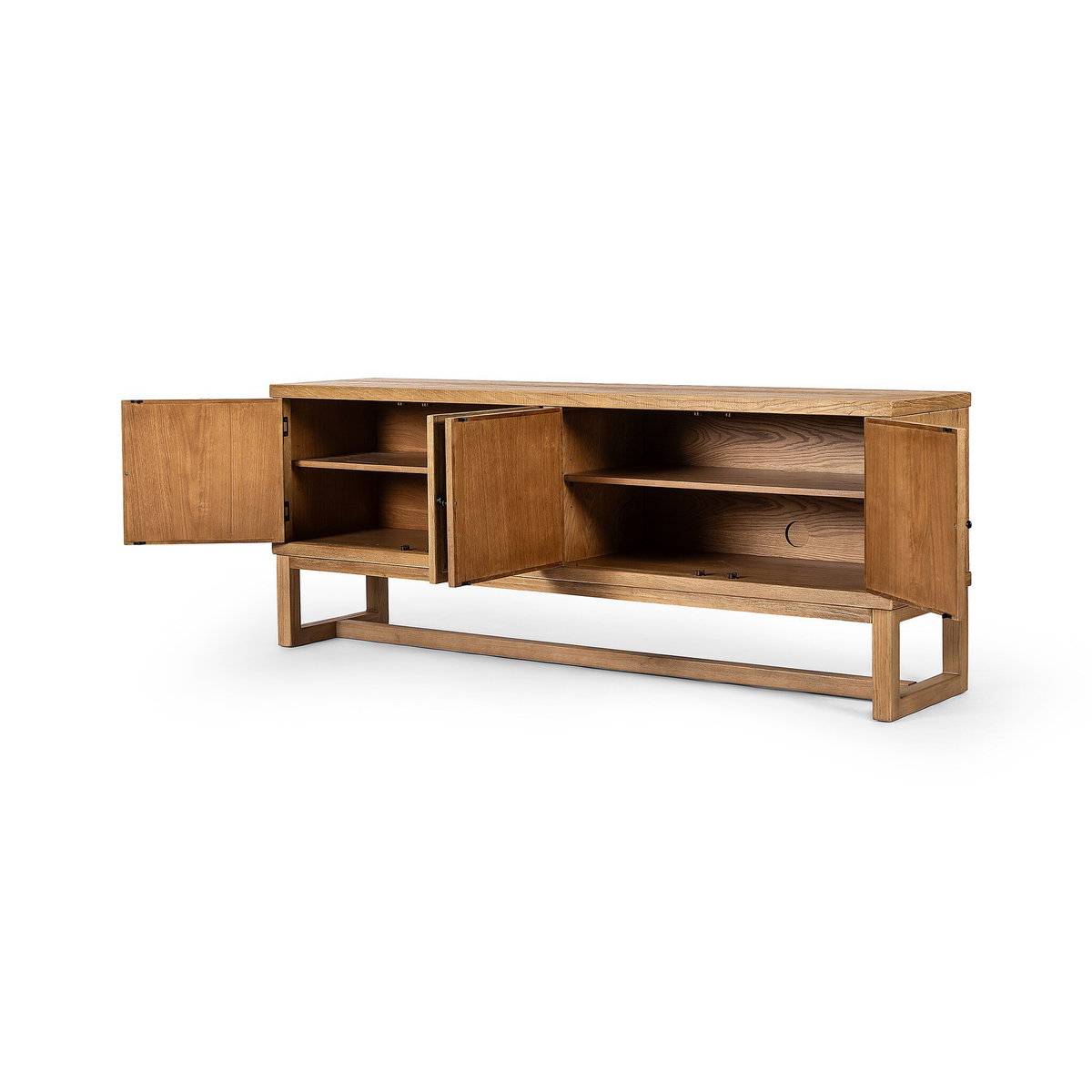 Tamara Media Console, by Four Hands, 78" width x 30" height x 18.25" depth View 9