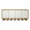 Marcelle Sideboard White, Cabinets & Sideboard by Moe's Home, 80" width x 32.63" height x 17.75" depth thumbnail 1