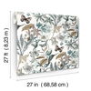 Butterfly House White & Blue Wallpaper thumbnail 9