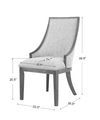 Janis Ebony Accent Chair thumbnail 2