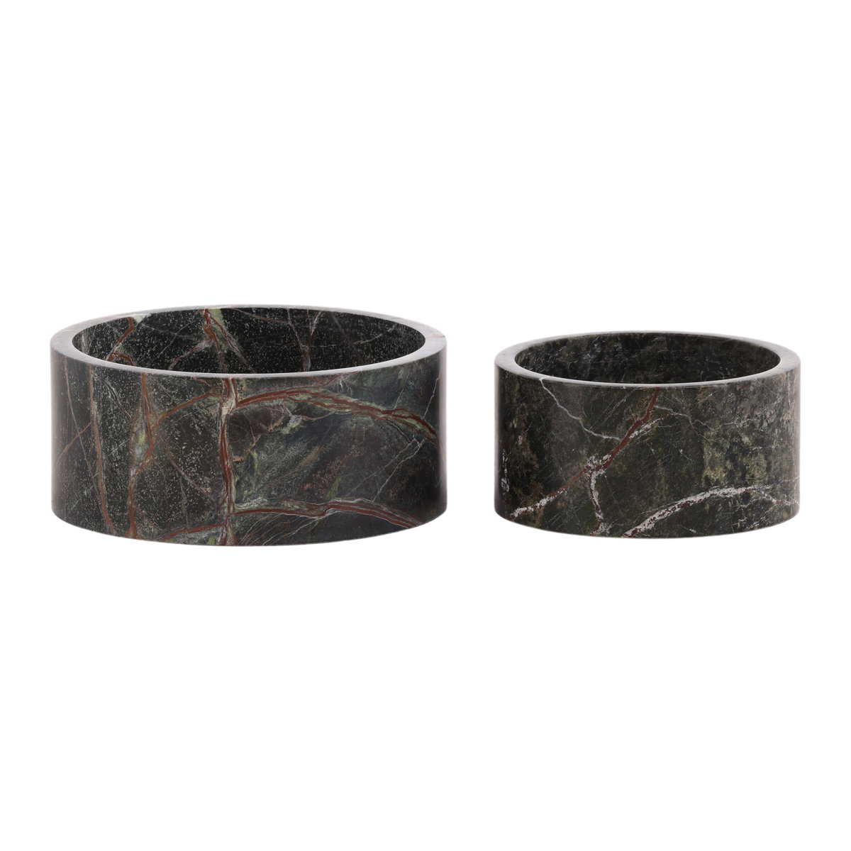 Farran Bowl Set of 2 Green, Decor by Dovetail, 9" width x 4" height x 9" diameter x 9" depth View 1