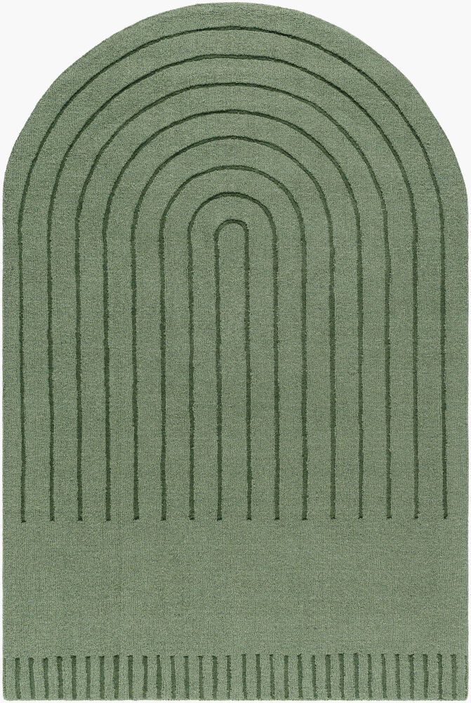 Mystique Handmade Rug, by Surya, 1'6" length x 1'6" width