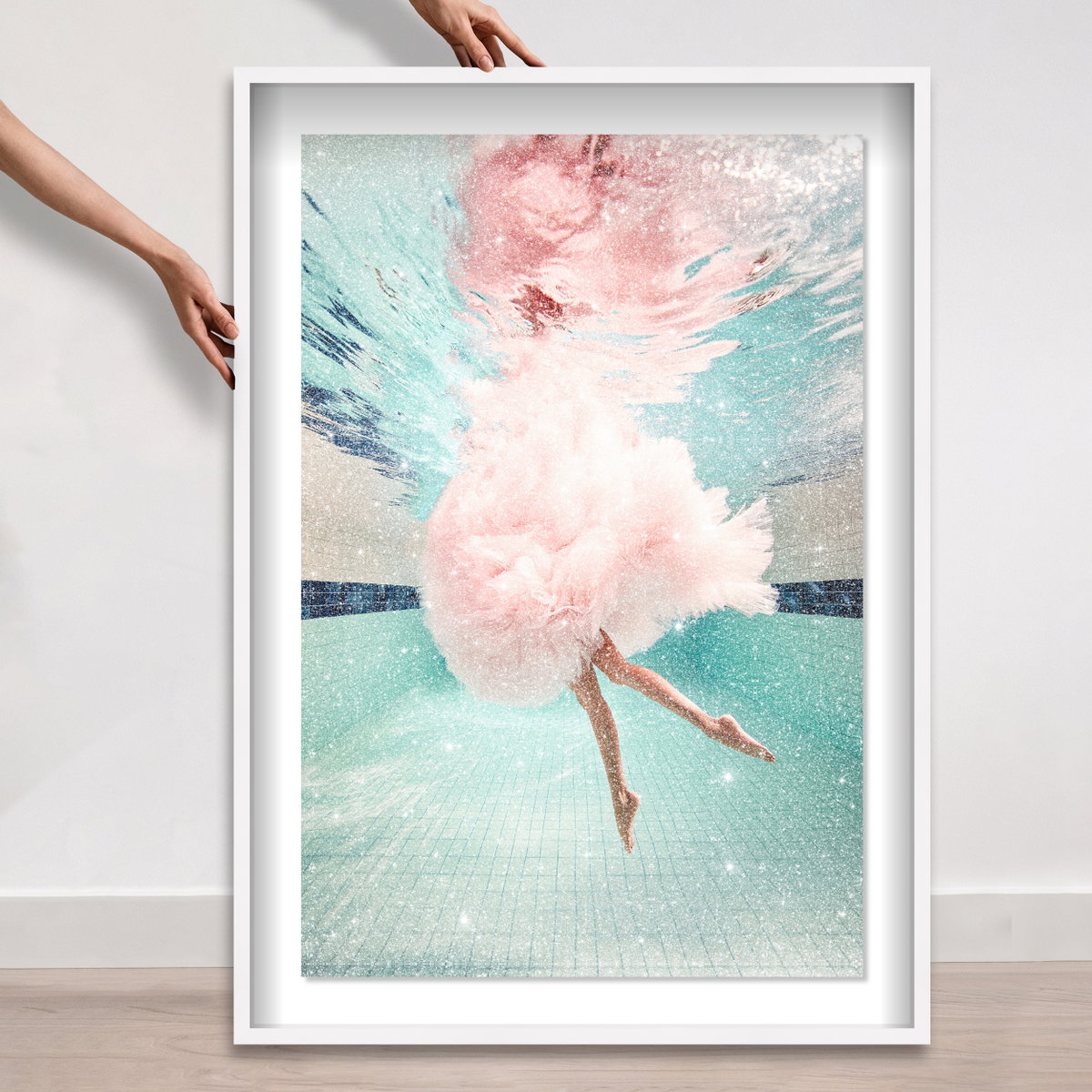 Aquatic Ballerina I (Diamond Dust), Art by Oliver Gal,  30x45 View 5