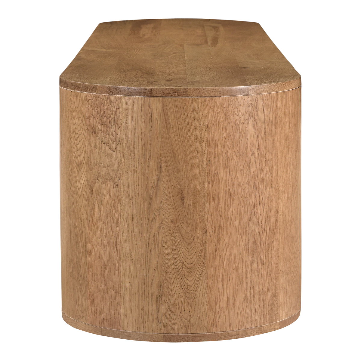 Theo Media Bench Natural, Media Console by Moe's Home, 80" width x 18" height x 18" depth View 5