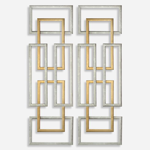 Aerin Geometric Wall Art Set/2
